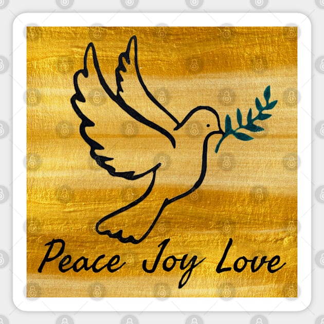 Dove of Peace Sticker by AnnetteMSmiddy